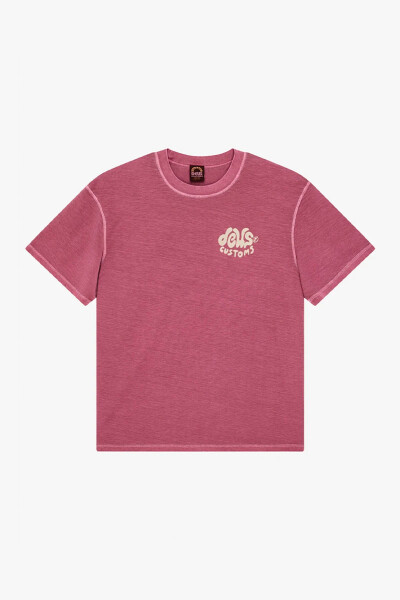 Debris Reverse Tee Rosa