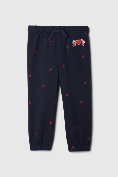 Pantalòn Deportivo Logo Gap Toddler Niña Sp Navy Heart Logo