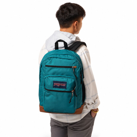 Mochila Escolar Laptop Jansport Cool Student Original Urbana Emerald Pool
