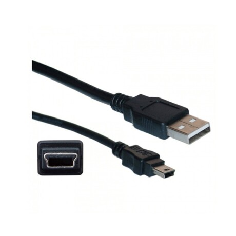 Cable de datos Manhattan USB 2.0 a miniUSB 5 Pin 1.8m Cable de datos Manhattan USB 2.0 a miniUSB 5 Pin 1.8m