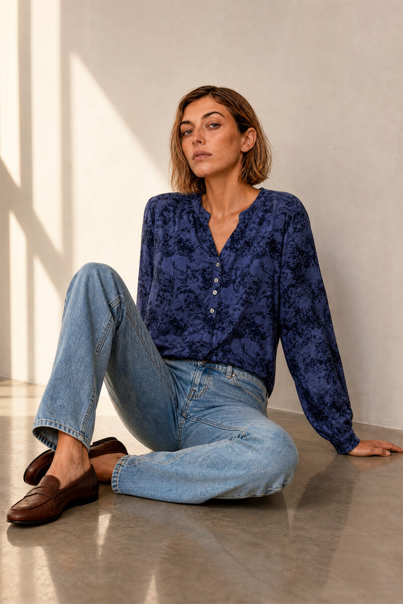 CAMISA JULIA BLUE - AZUL 