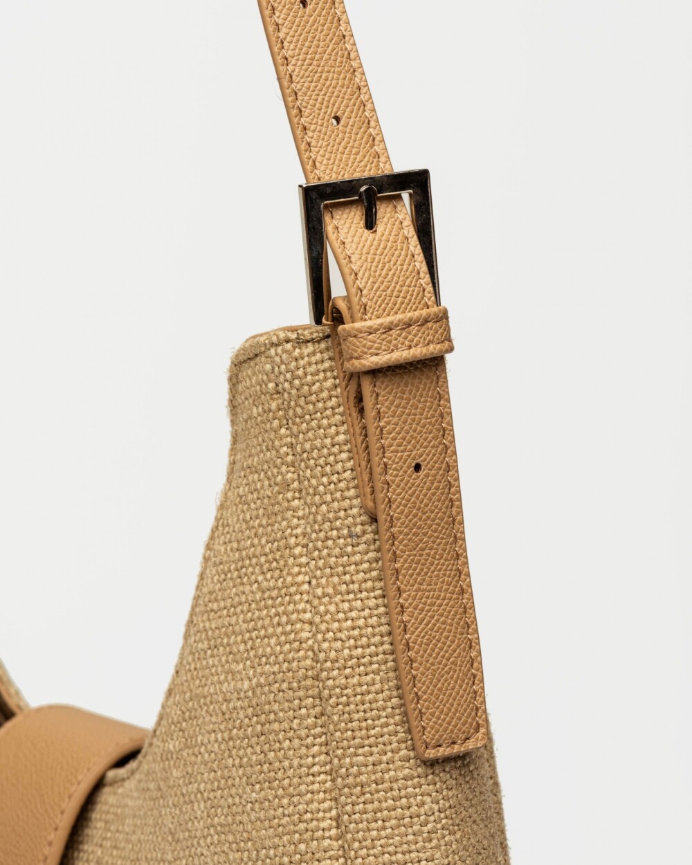 Cartera al hombro Signature en canvas Natural