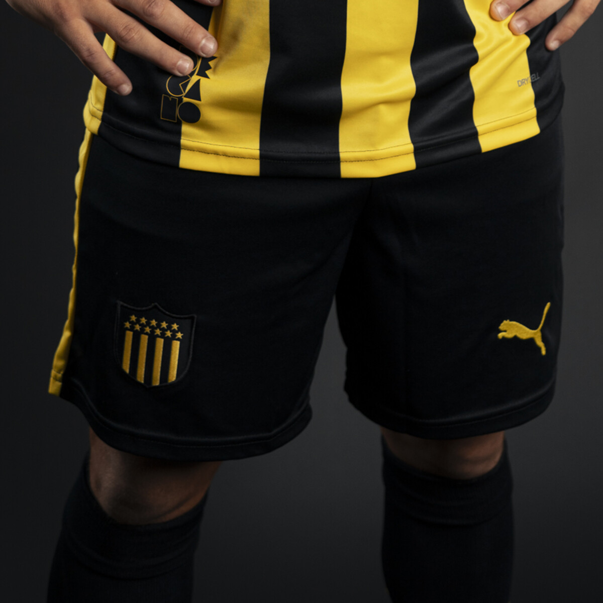 Peñarol Home Shorts 26 78762501 - Negro 