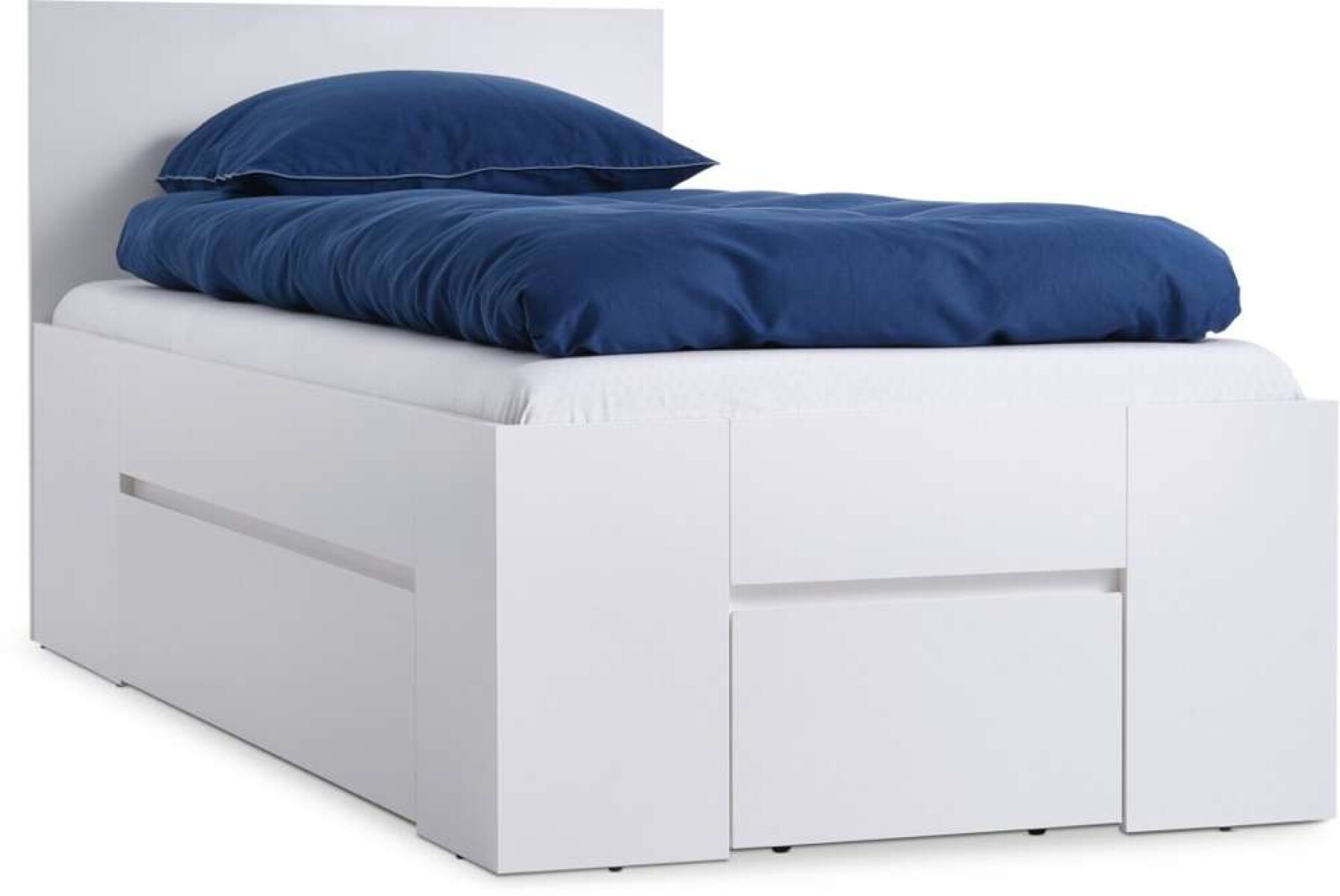 Estructura Cama Limfjorden 90X200 3 Cajones - Blanco 