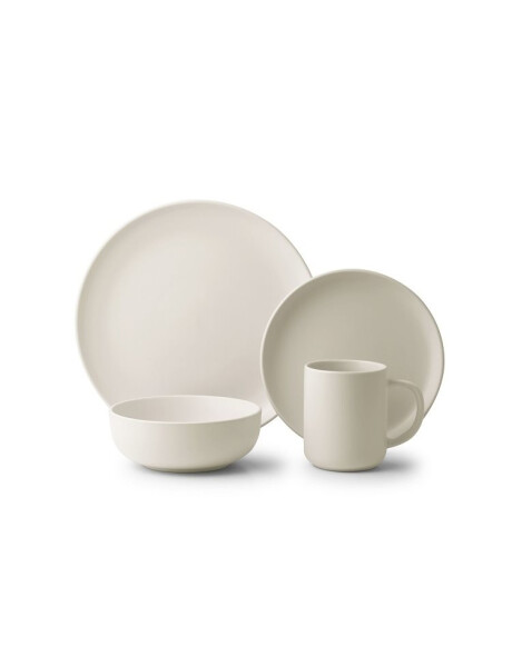 SET 16PZAS STONEWARE D27-20-16/400ML JASPER WHITE SET 16PZAS STONEWARE D27-20-16/400ML JASPER WHITE