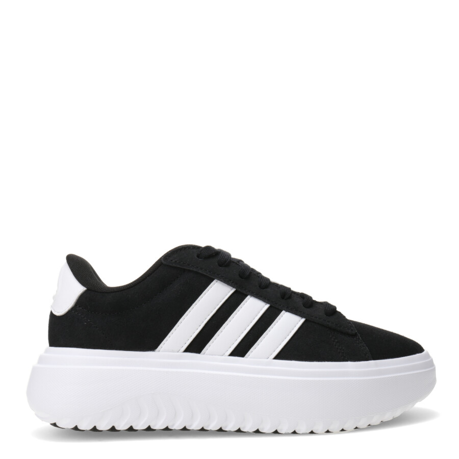 Championes de Mujer Adidas Grand Court Plataforma Negro - Blanco