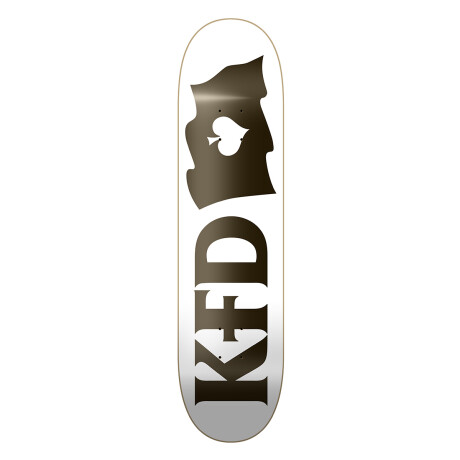 Deck KFD Flagship Logo White 8.75" (Lija incluida) Deck KFD Flagship Logo White 8.75" (Lija incluida)