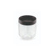 Frasco hermético plástico 600ml NEGRO
