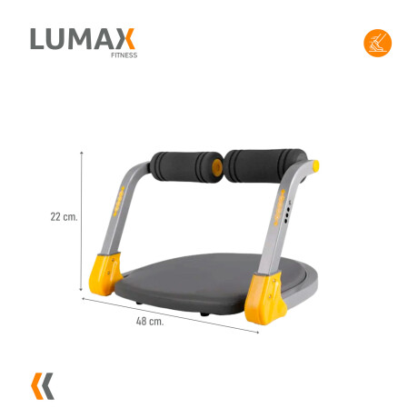 Ejercitador De Abdominales Lumax + Discos 10 kg