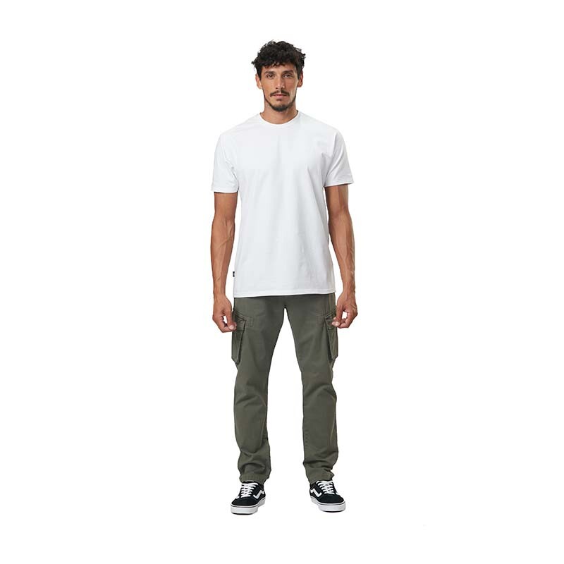 Pantalon UFO Cargo Noah de Hombre UFO AH 1303 Verde Militar Macri Life