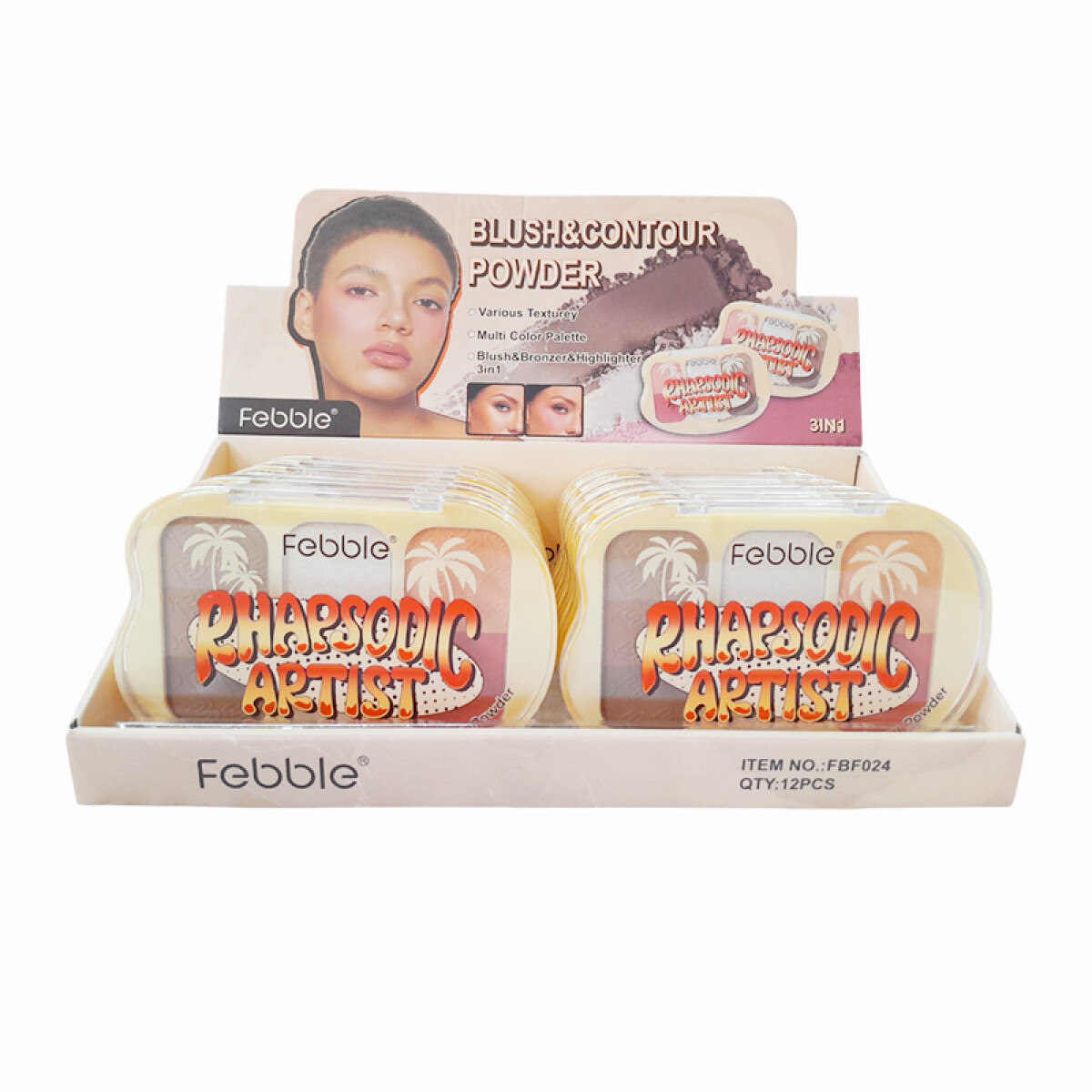 FEBBLE Paleta de sombras e iluminaciones - Febble Paleta De Sombras E Iluminaciones 