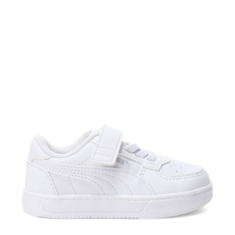 Championes Infantiles Puma Caven 2.0 Ac Infantil Blanco - Plata