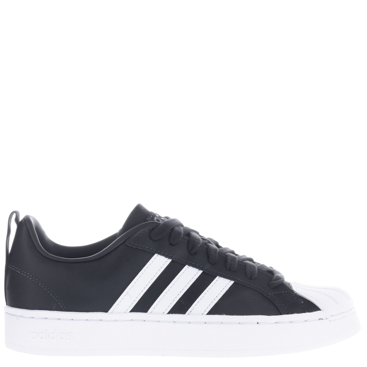 Championes de Hombre Adidas Street Check Court Adidas - Negro - Blanco 