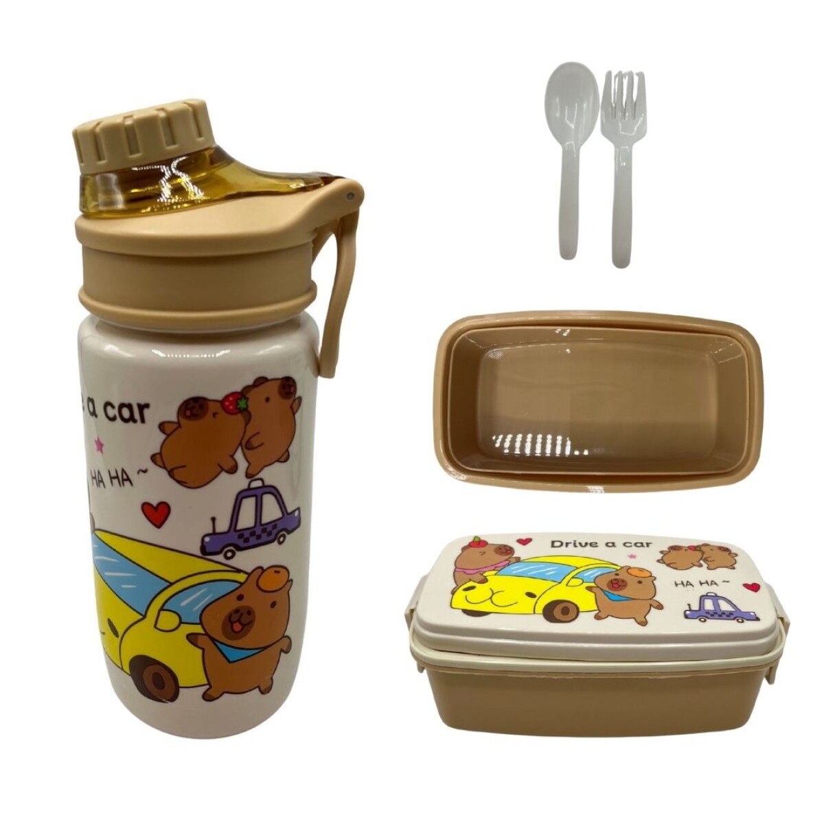 MERENDERO DE PLÁSTICO SET x2 • 550ml 