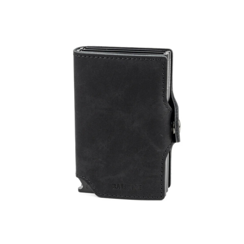 Billetera Baleine Double Kansas Zipper Full Black Billetera Baleine Double Kansas Zipper Full Black