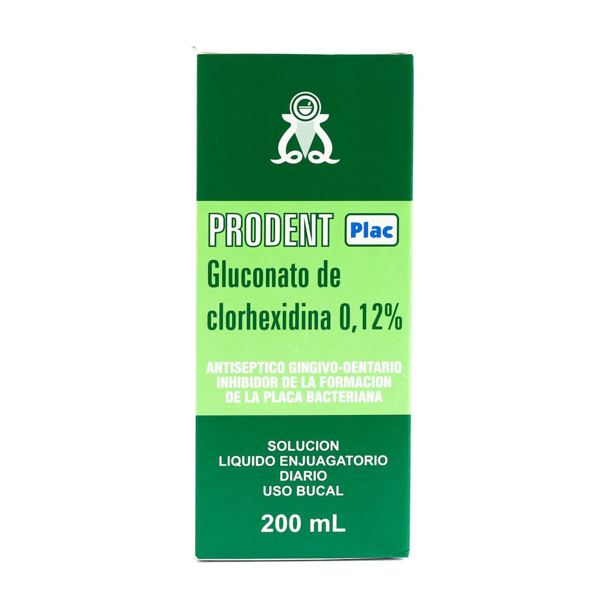 PRODENT PLAC SOLUCION FR. X 200 ML. — Farmacenter