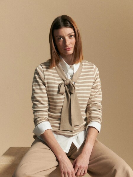 SACO ALLIE MANDARINE BEIGE