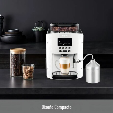 Cafetera Espresso Krups Full Auto Display | Lechero | Color blanca. Cafetera Espresso Krups Full Auto Display | Lechero | Color blanca.