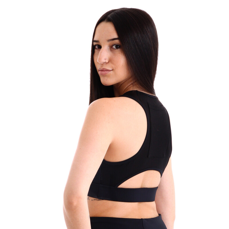 Top Asics Mujer Negro