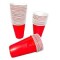Vaso 350ml Diferentes colores x50un Rojo