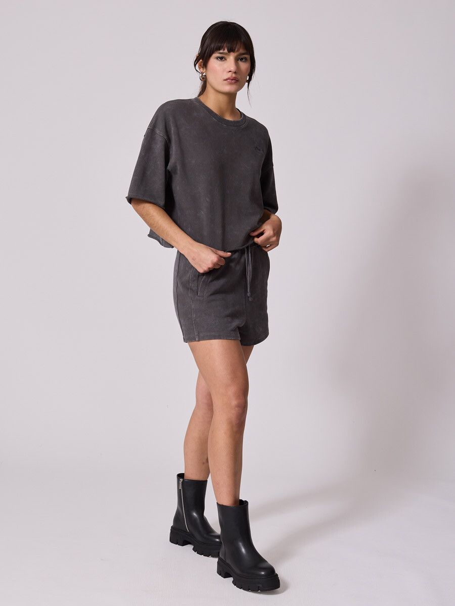 T-SHIRT INNA DIXIE Gris Oscuro