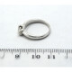Anillo En Oro Blanco 18K Con Brillante Solitario Anillo En Oro Blanco 18K Con Brillante Solitario