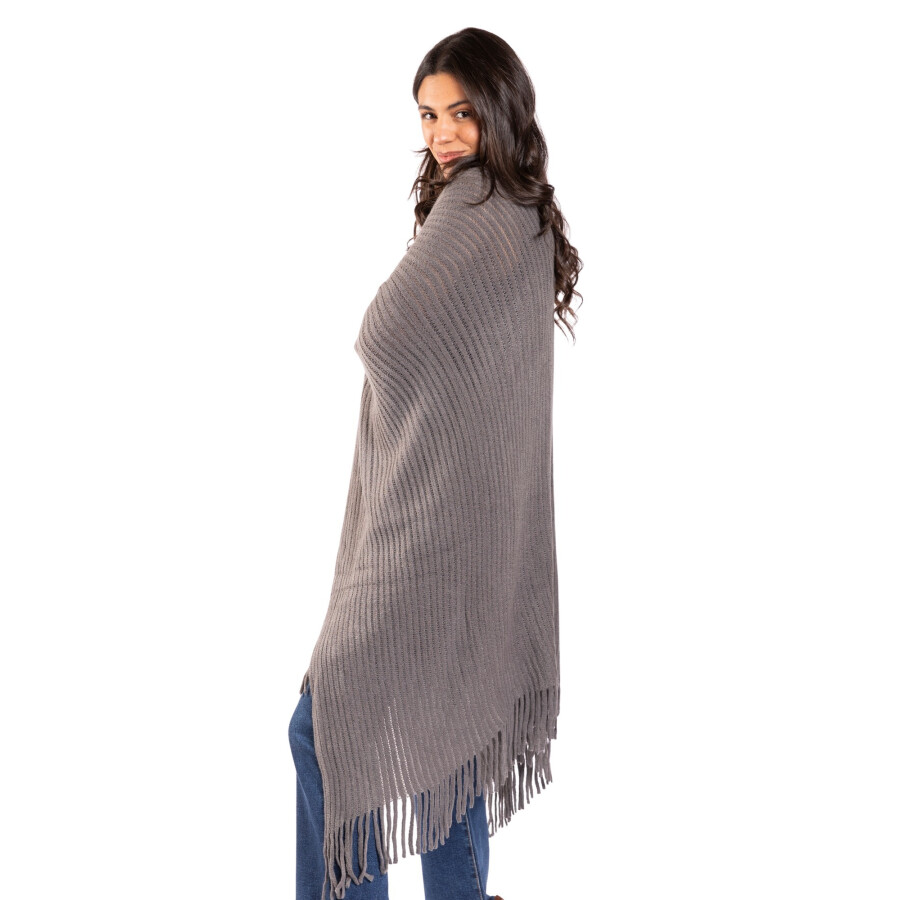 CHERRY RUANA GREY