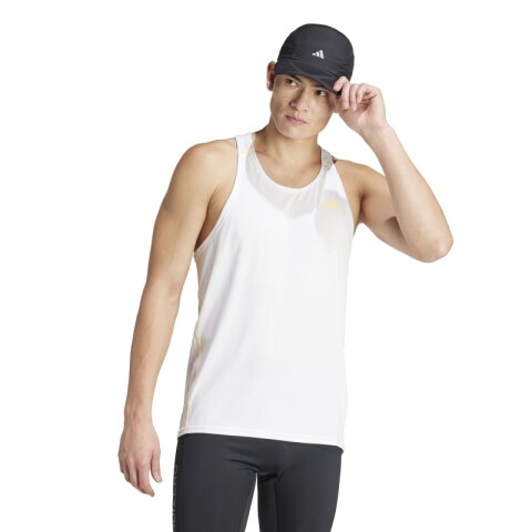 Musculosa Adidas Adizero Running Blanco