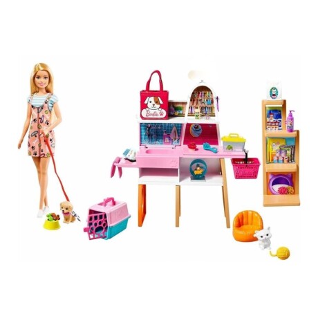 Set Barbie Tienda para Mascotas con Accesorios 001