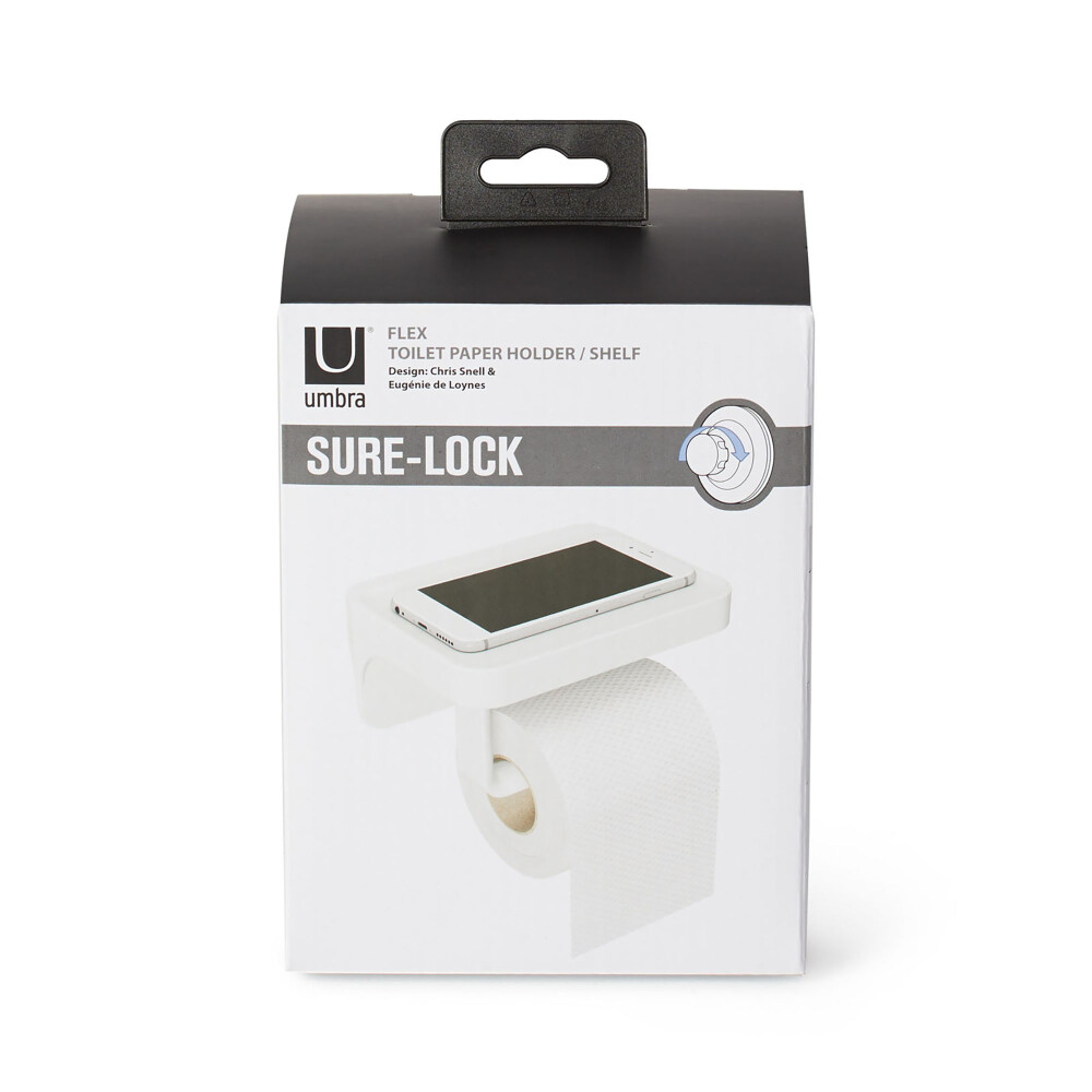 PORTAROLLO BAÑO BLANCO POLIPROPILENO UMBRA 1014159
