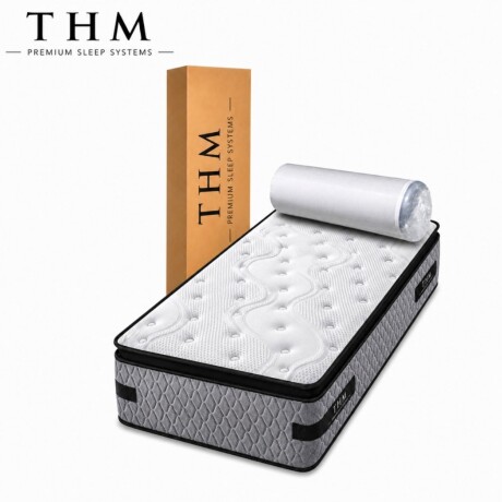 Sommier 1 Plaza HAMPTONS Platinum 90X190 Gris