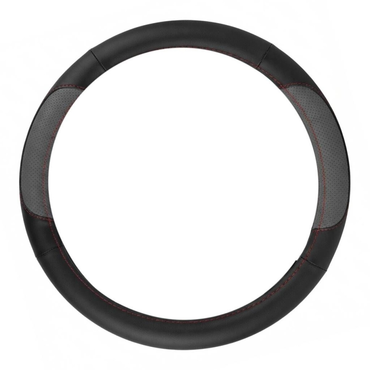 Cubre Volante Auto Protector Gris Negro Combinado 