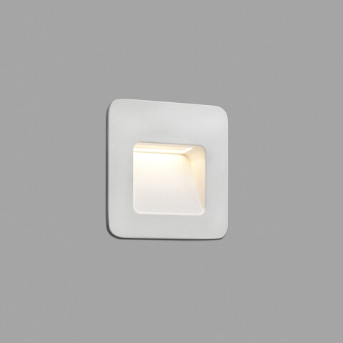 Luminaria de embutir LED pared 3W IP44 94mm cálida FA7004