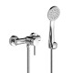 Griferia Ducha Monocomando Exterior Brillo Linea Lilo