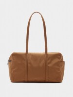 Bolso Bowling De Nylon camel