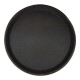 Bandeja de mozo redonda antideslizante NEGRO