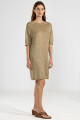 LARA KNIT DRESS Dorado