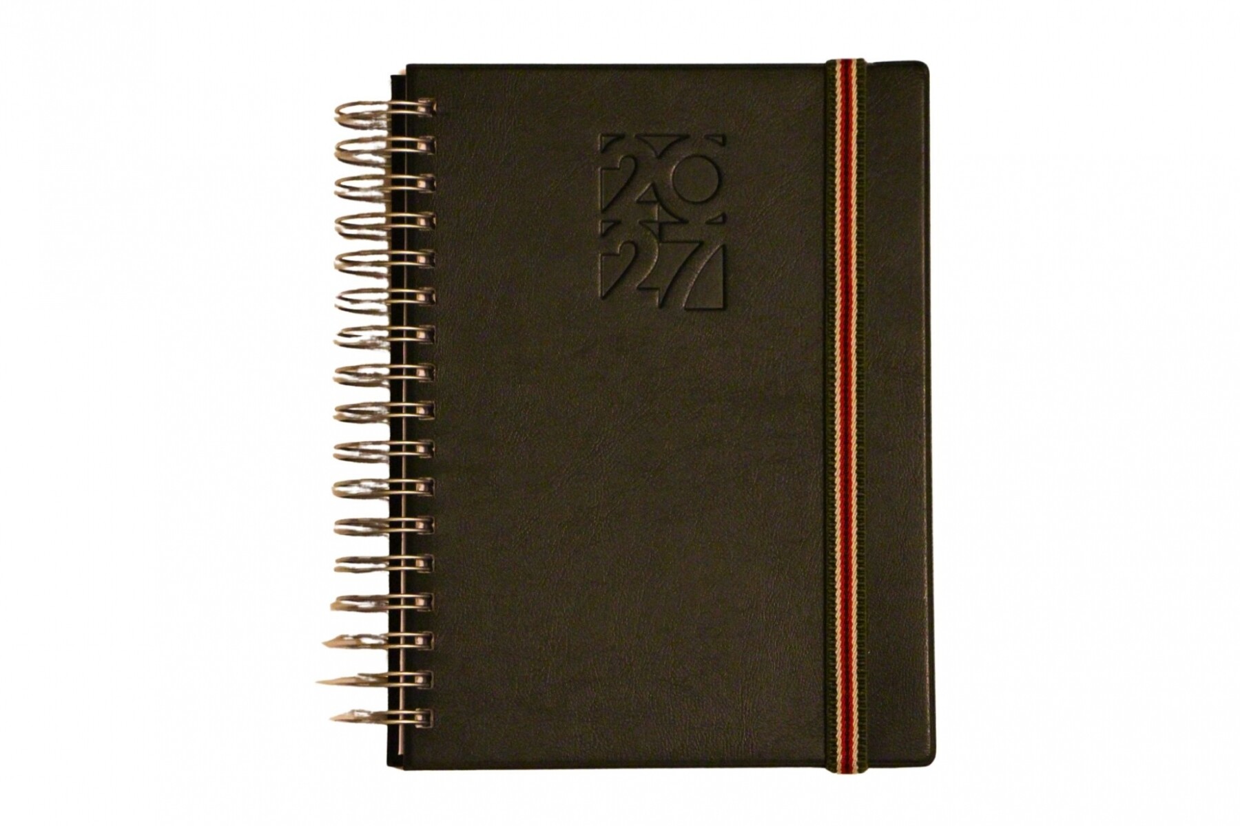 AGENDA ABEZETA 266 GIORNATTA TAPA CON RULO - TAPA VERDE OSCURO 