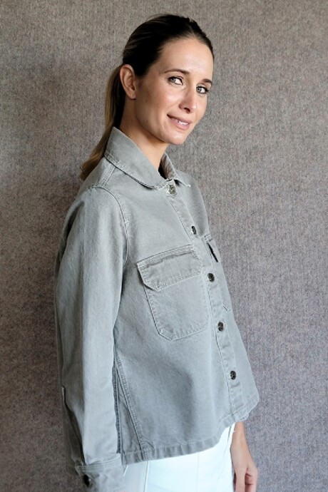 Sobrecamisa Ginebra Denim Taupe