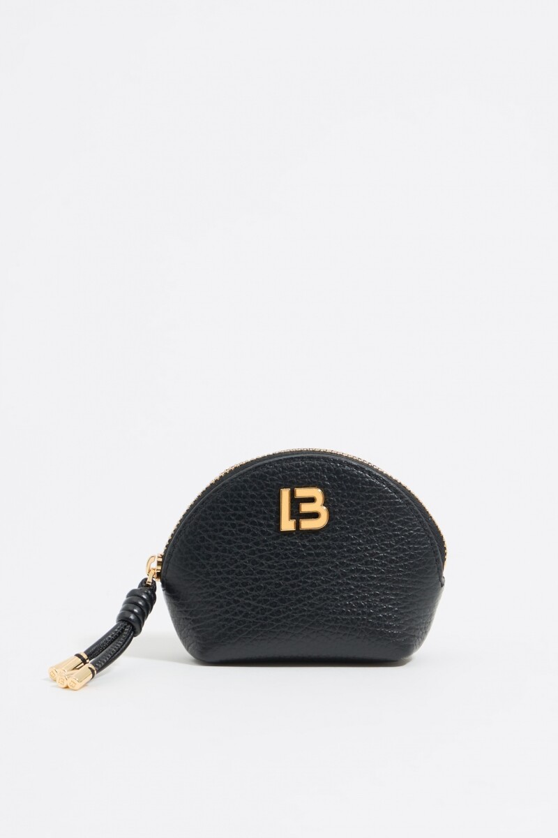 MONEDERO PIEL Negro