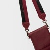 Mini Bag Olivia En Cuero Graneado Bordeaux