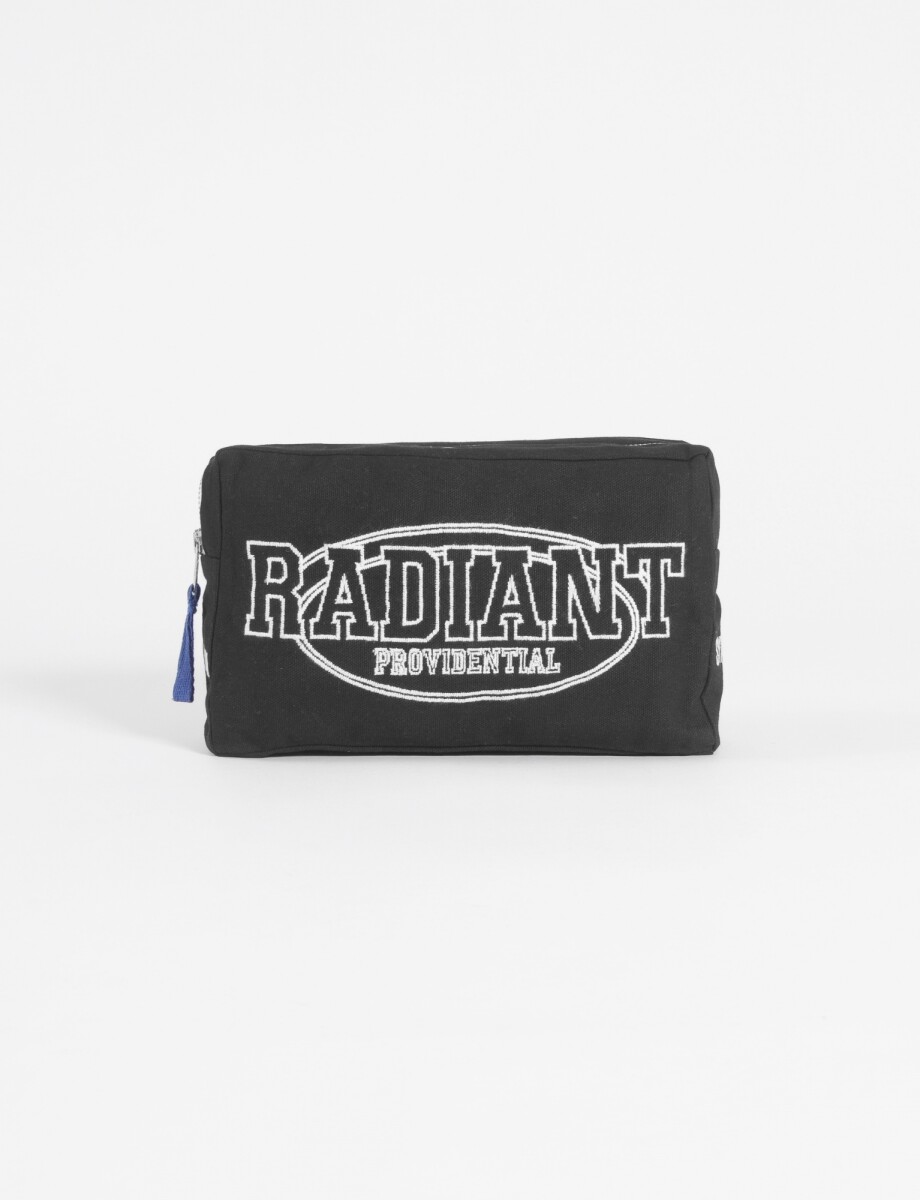 Estuche bordado radiant - negro 