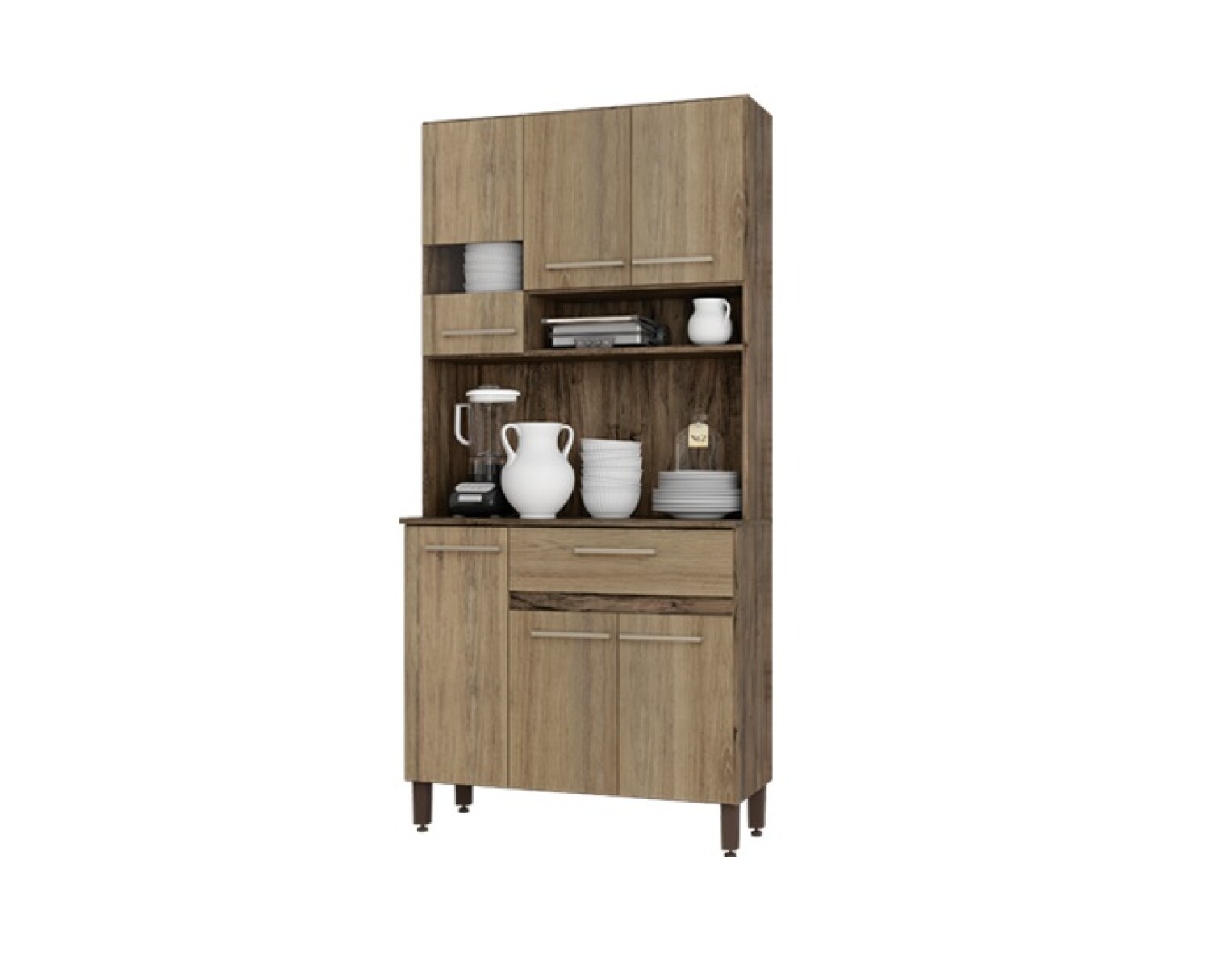 Kit De Cocina Parma Miel/pátina Línea Patria Kit2090mp 