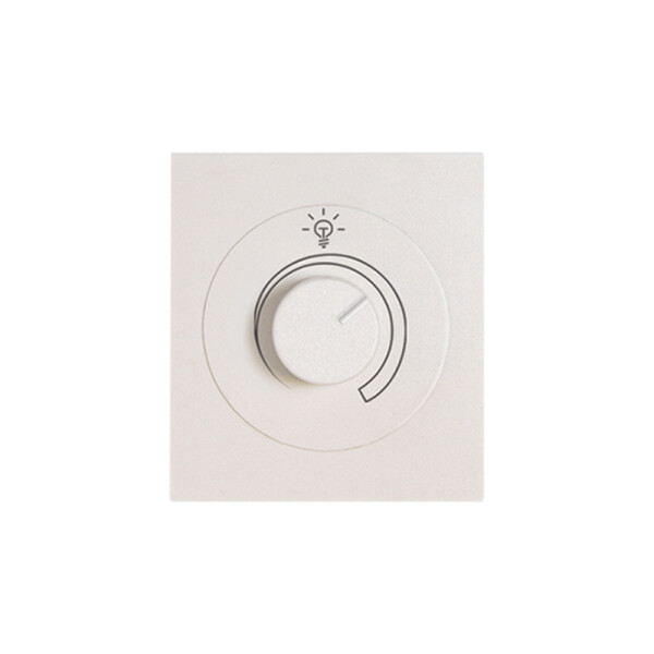 Módulo dimmer LED rotativo Bivolt 2 módulos blanco ELE01359