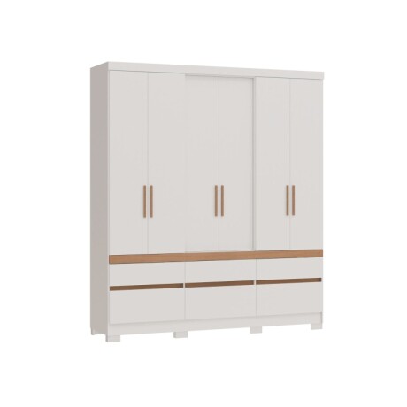 Ropero Cronos 6 Puertas 6 Cajones Blanco Mdp Ropero Cronos 6 Puertas 6 Cajones Blanco Mdp