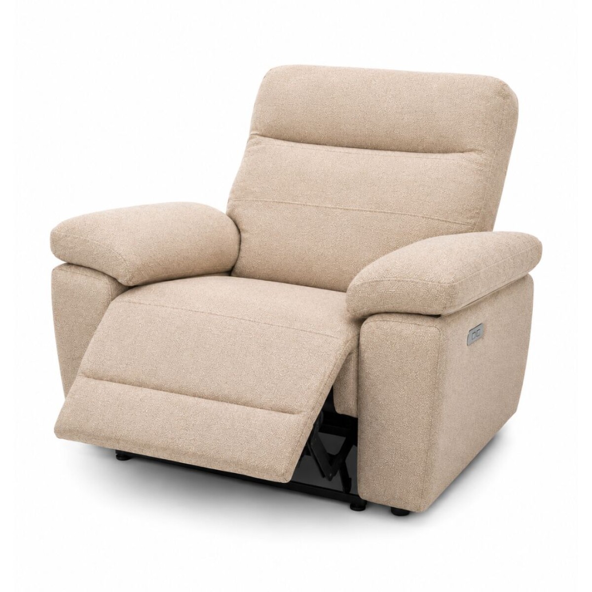 Poltrona Recliner Eléctrica 1 Cuerpo Beige 