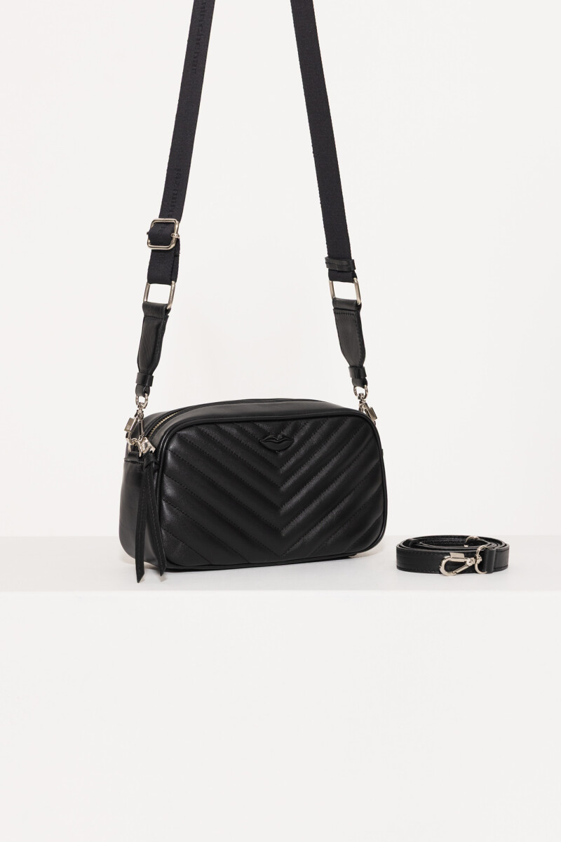 BANDOLERA LIPSTICK Negro