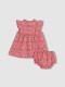 Vestido Estampado Indio Rosa