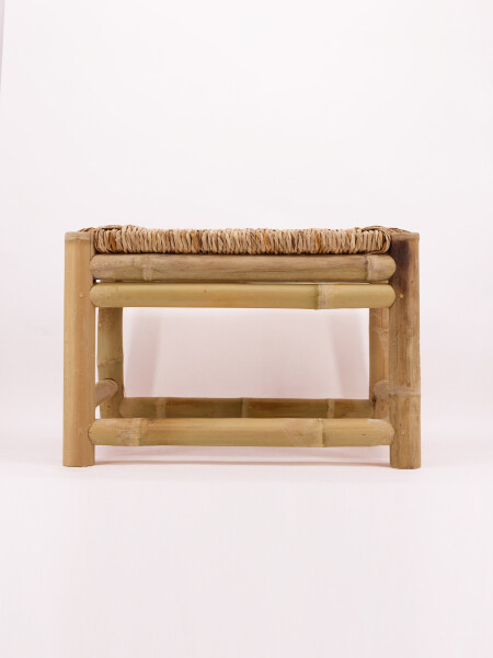 BANQUETA BAMBU CON ASIENTO NATURAL