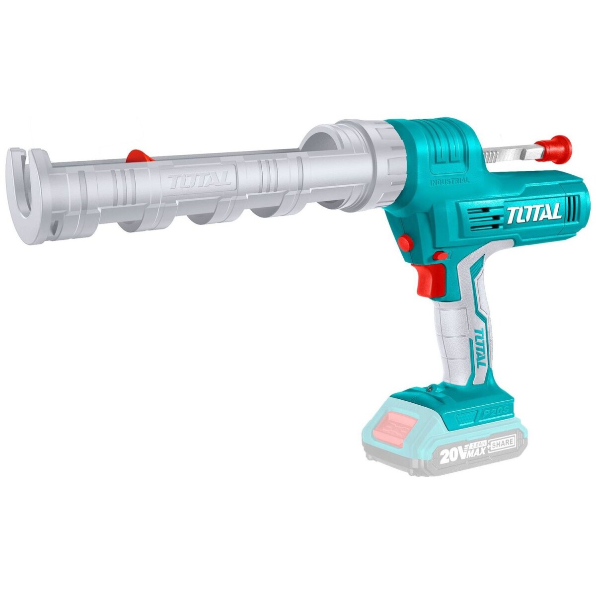 Pistola Inalámbrica Para Silicona En Pomo A Batería 20v 